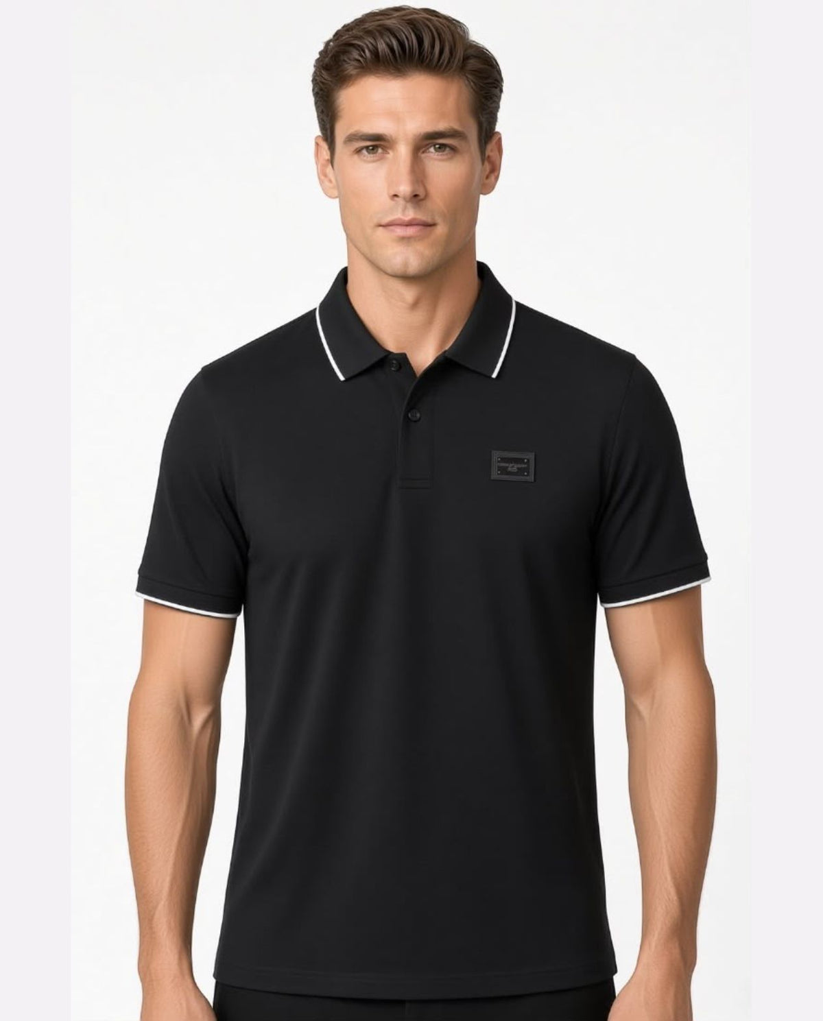 Dolce & Gabbana Premium Collar Polo T-Shirt | Cotton T-Shirt for Men | L, XL, XXL, 3XL, 4XL