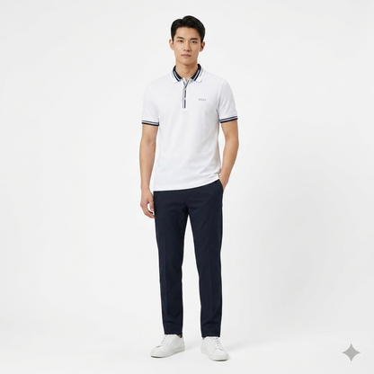 BOSS T-SHIRT | T-Shirts for Men | Boss Men's Polo Neck T-Shirt