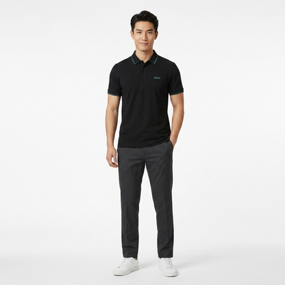 BOSS TSHIRT | Men's Wear T-Shirts |  Unisex | Men's Polo Neck Slim Fit T-Shirt