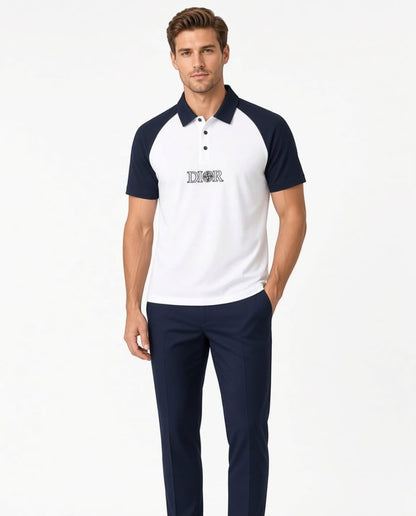 Dior Premium Cotton Polo T-Shirt | Imported cotton fabric | L, XL, XXL, 3XL, 4XL