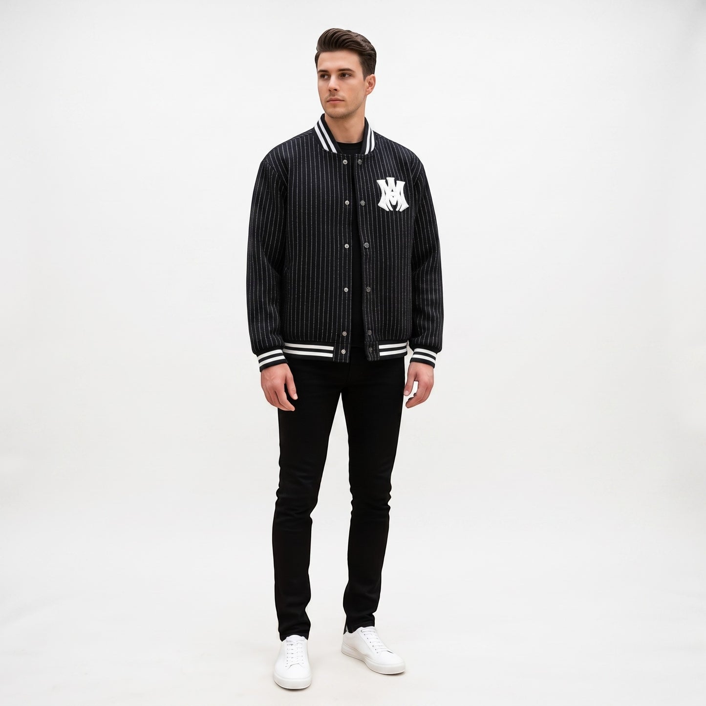 Amiri Men's Bomber Jacket | Black Bomber Jackets for Men